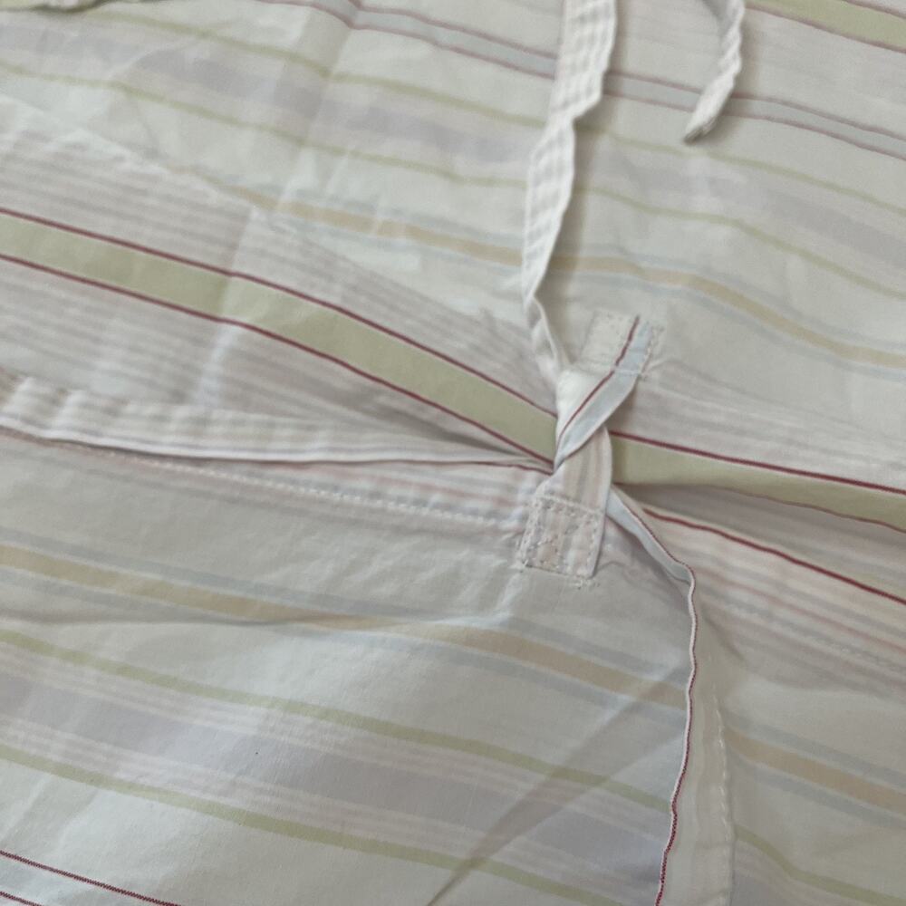 Pottery Barn Kids Quilted Pillow Sham Standard Floral Patchwork Tie Back - Picture 7 of 12